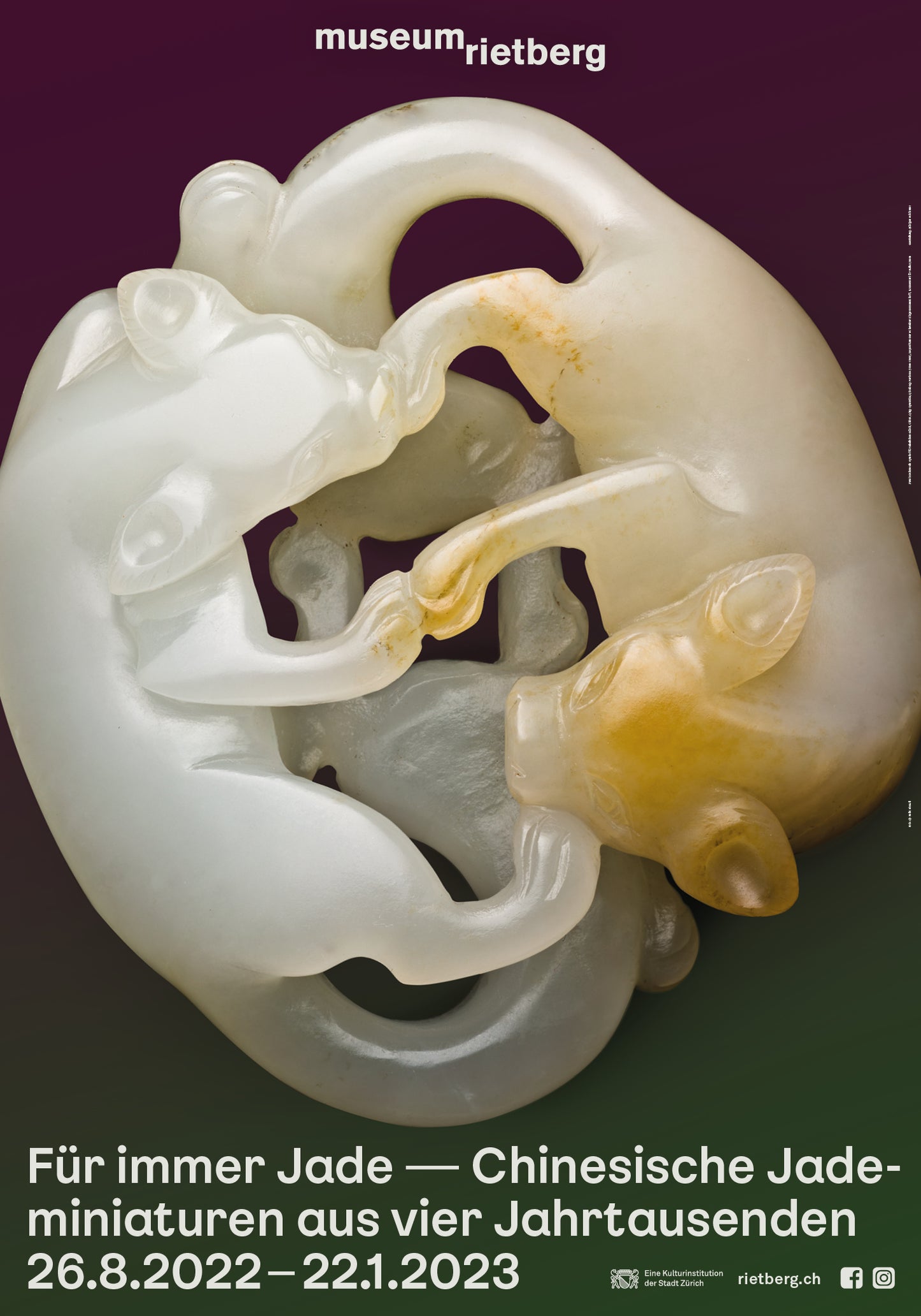 2022 – Für immer Jade – Chinesische Jademiniaturen aus vier Jahrtausenden (Plakat)