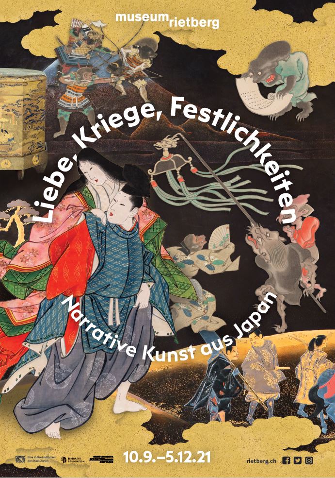 2021 – Liebe, Kriege, Festlichkeiten – Narrative Kunst aus Japan (Plakat)