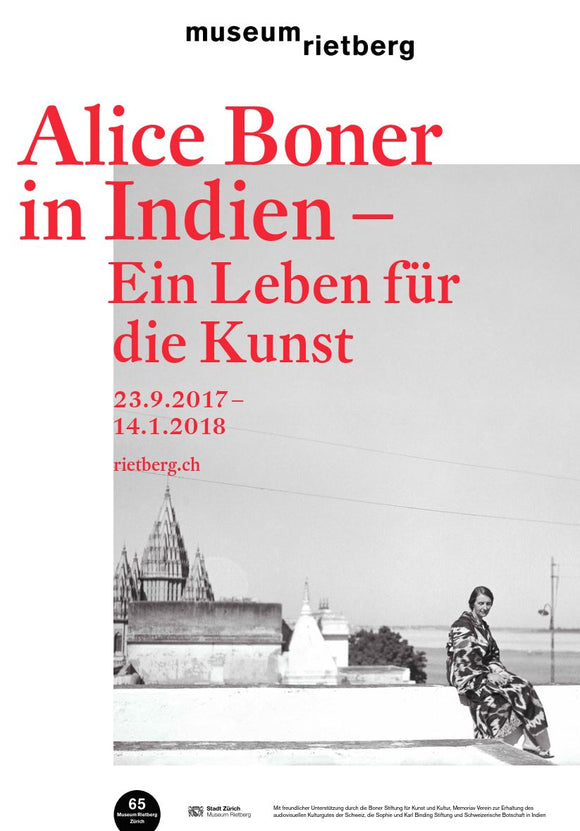2017 - Alice Boner in Indien (Plakat)