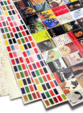 Geschenkpapier Gold / Farbmuster / Poster